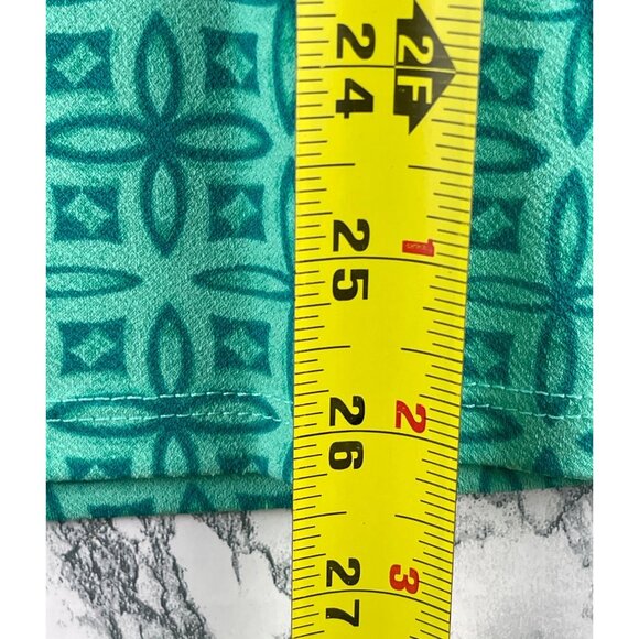 JM Collection Size Small Rayon Span Knit Square Neck Top Neo Jade - Picture 4 of 9